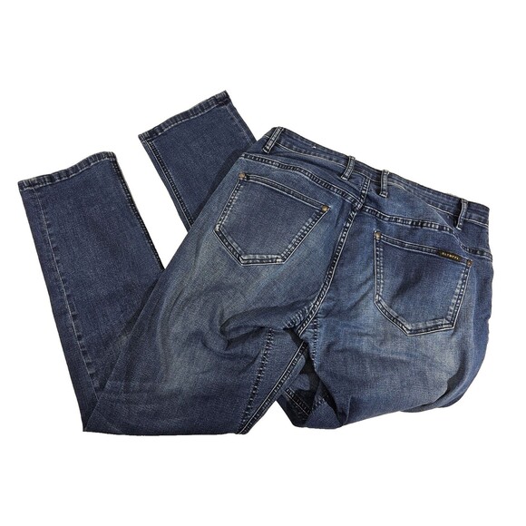 OLYMPVS 2.0 Men's 34x32 Midnight Wash Sorbtek 365 Blue Jeans Denim Pants EUC - Picture 2 of 5